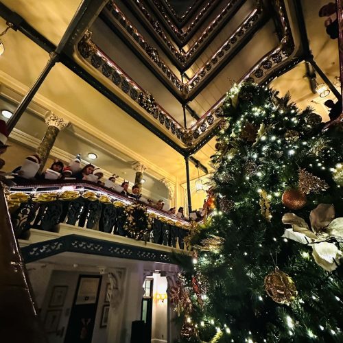 2025 The Grand Tree and lights upwards