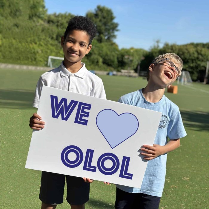 Emmanuel Alfie I love OLOL Admissions 25.26