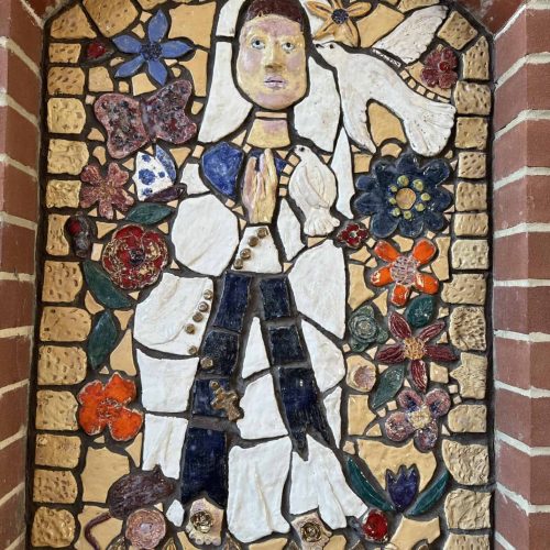 Mary Mosaic close up