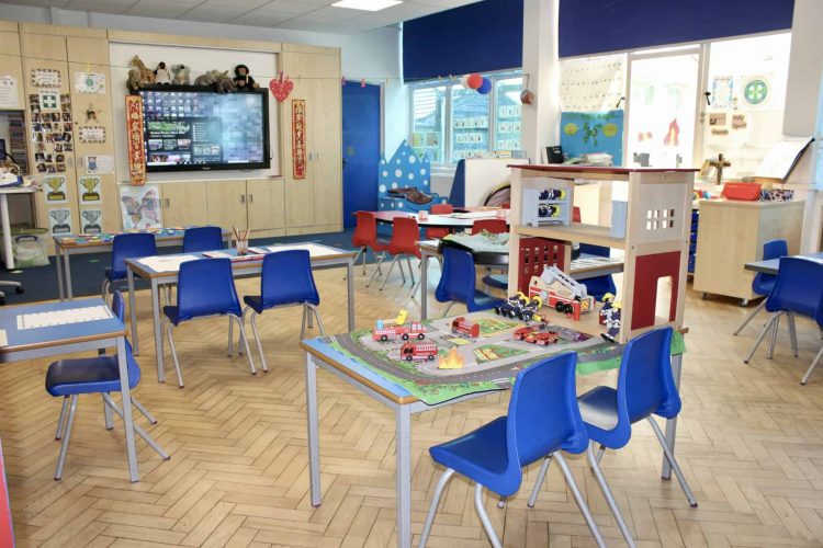 Reception classroom empty 2